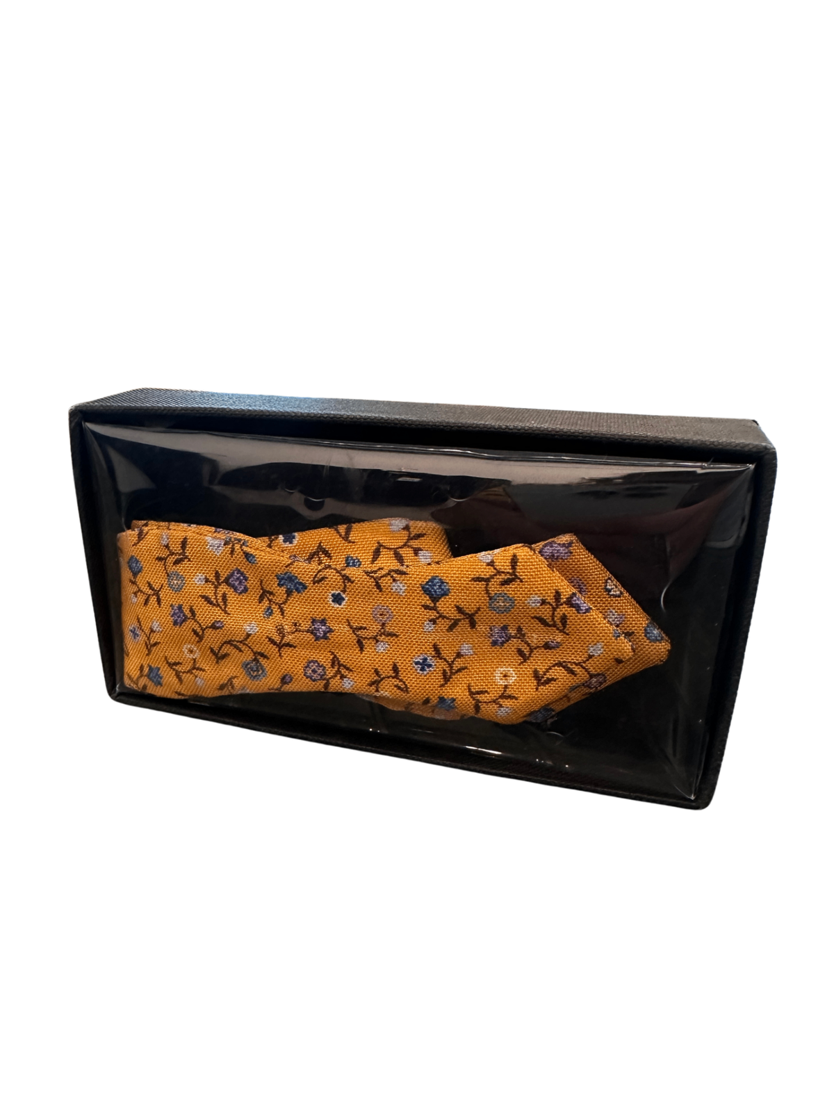 Honey Floral Silk Bowtie / One Size