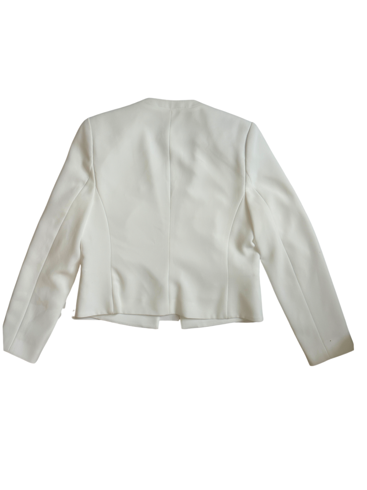 Open Front Blazer White / Size 8