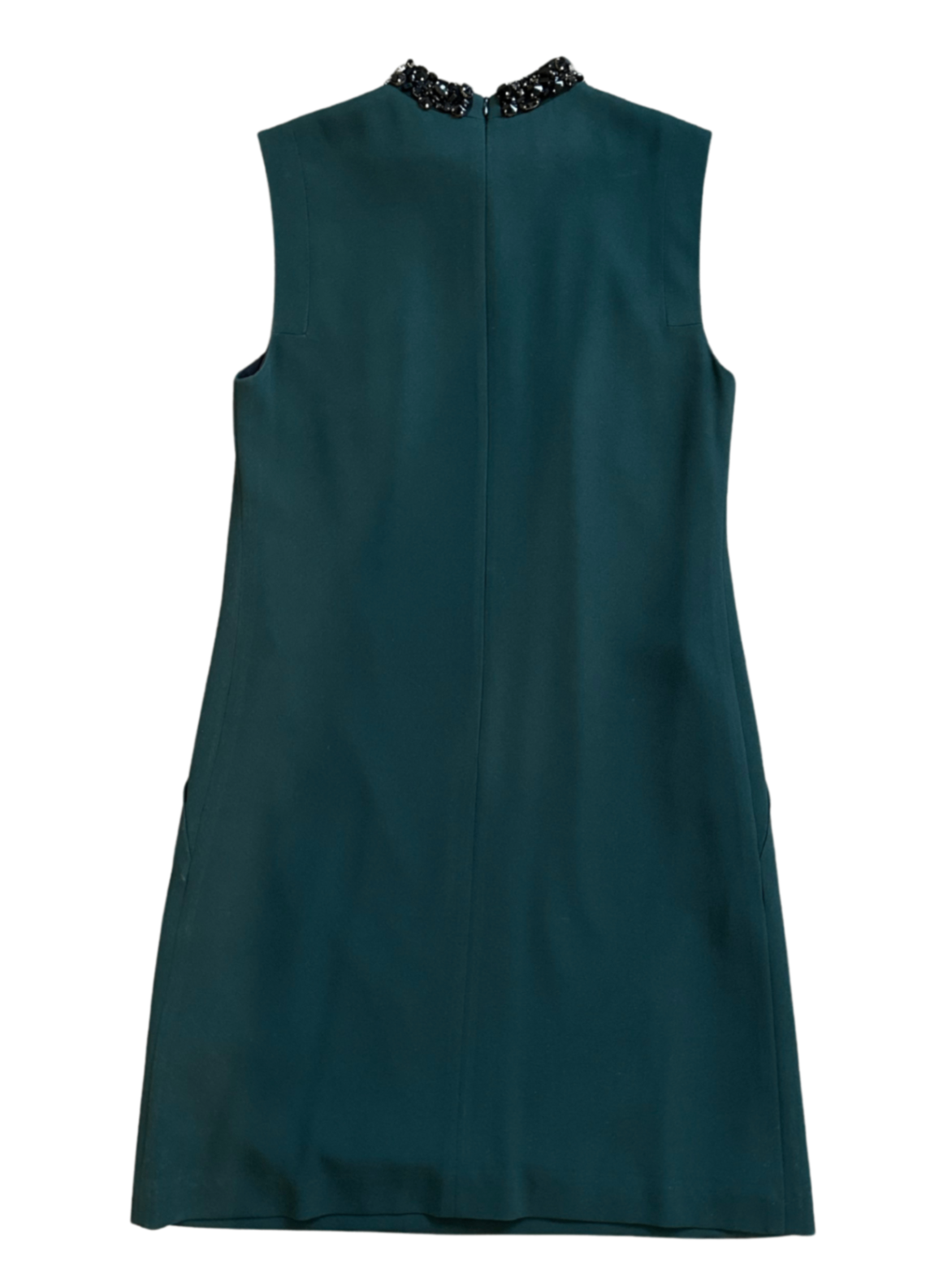 Jewel Neckline Dress Emerald Green / Size 4