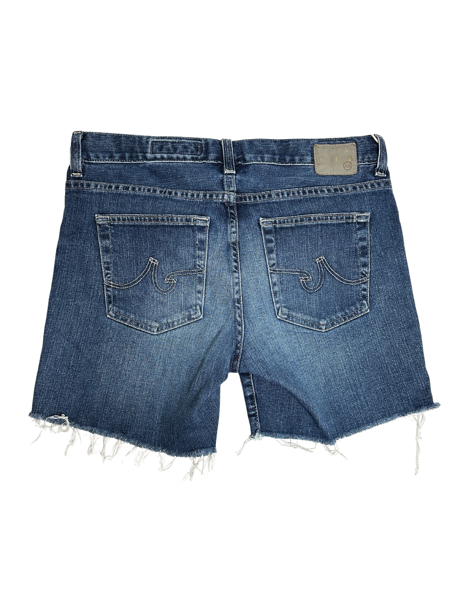 Becke Relaxed Cut-Off Denim Short / Size 28