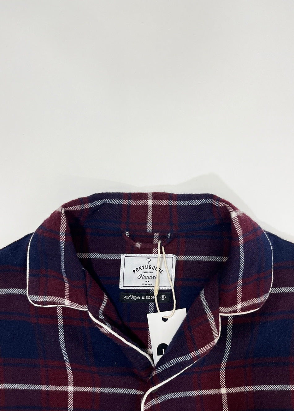 Flannel Pajama Shirt / Size M