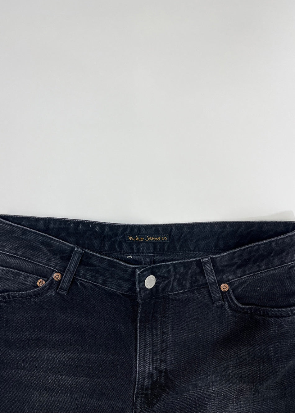 Wide Heidi Slow Black Jeans / Size 27