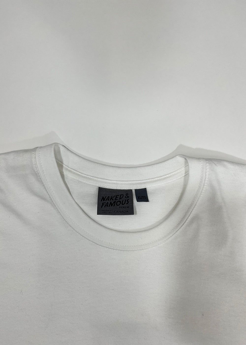 Circular Knit T-Shirt White / Size XL