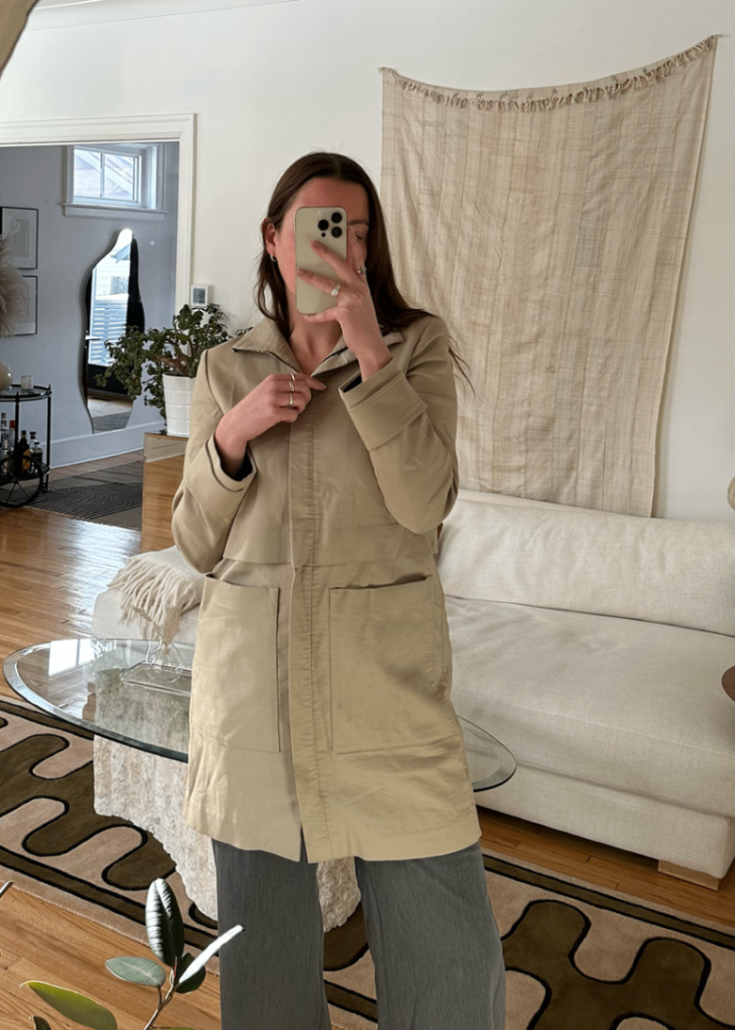 Cotton Utility Coat / Size 6