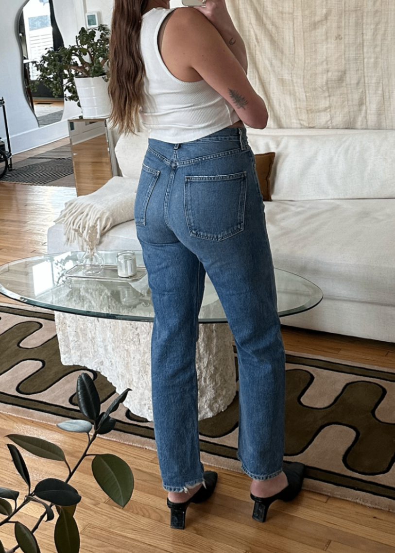 90's Straight Leg Jeans / Size 26