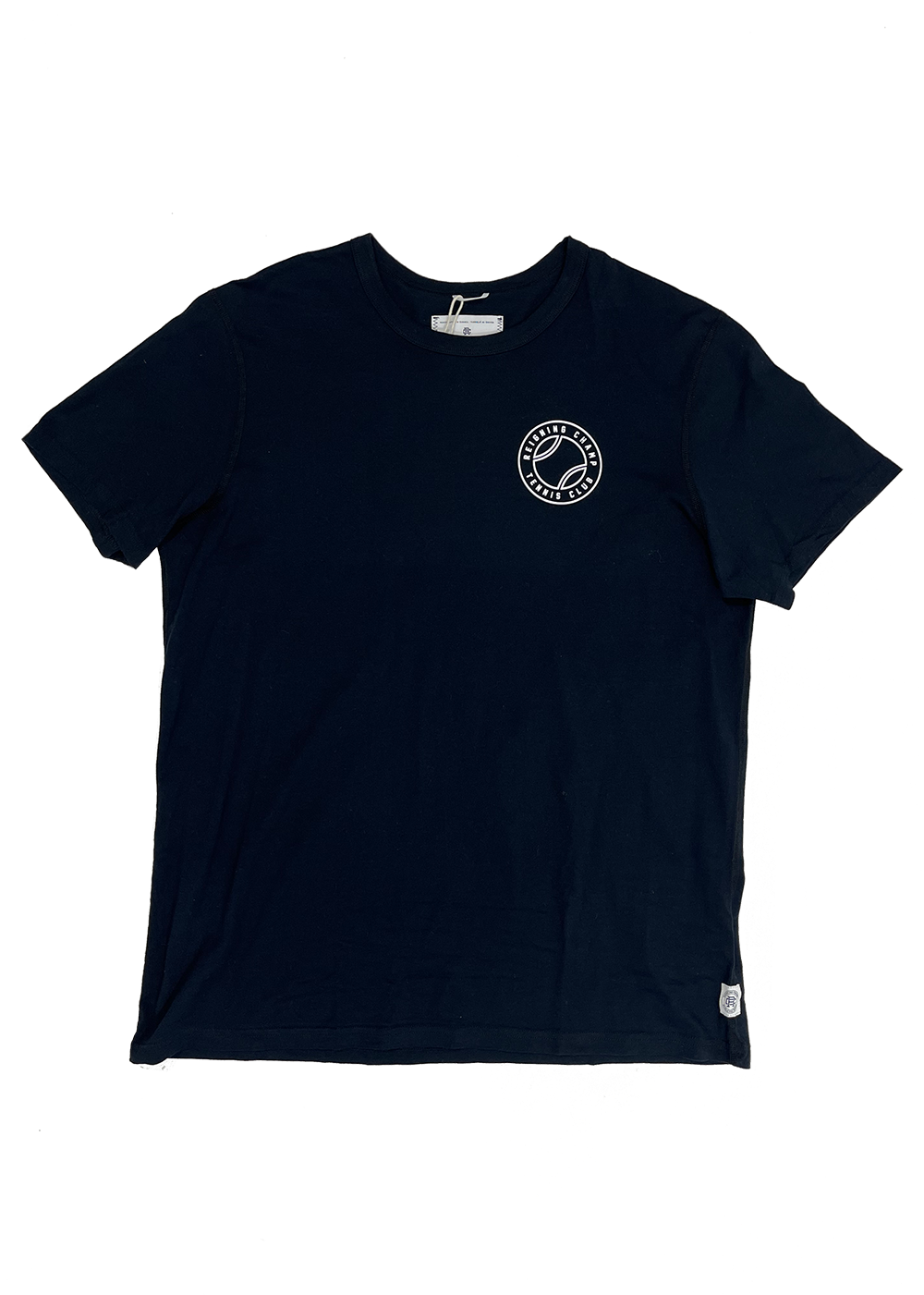 Tennis Club Black T-Shirt / Size L