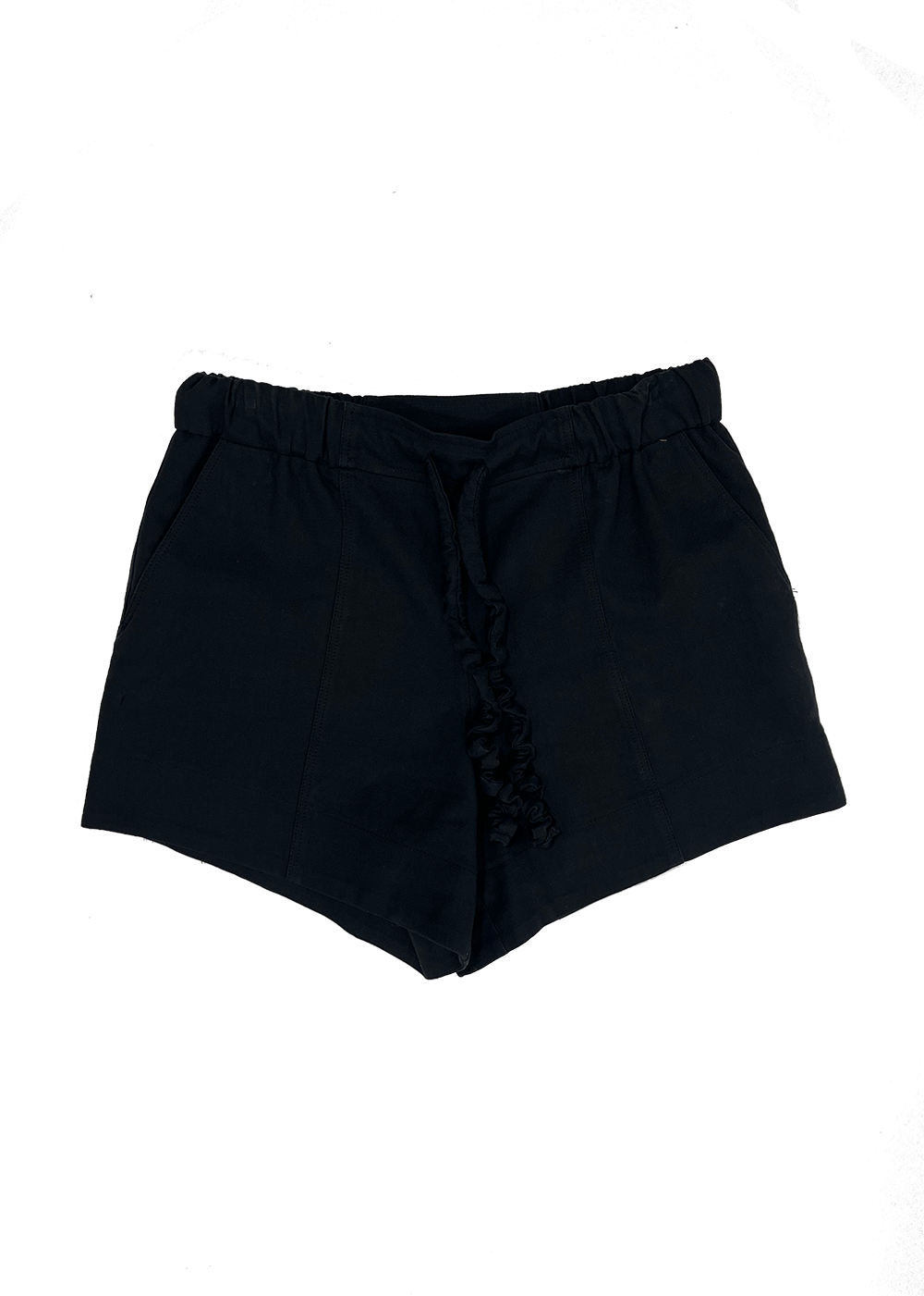 Black Organic Cotton Shorts / Size 38