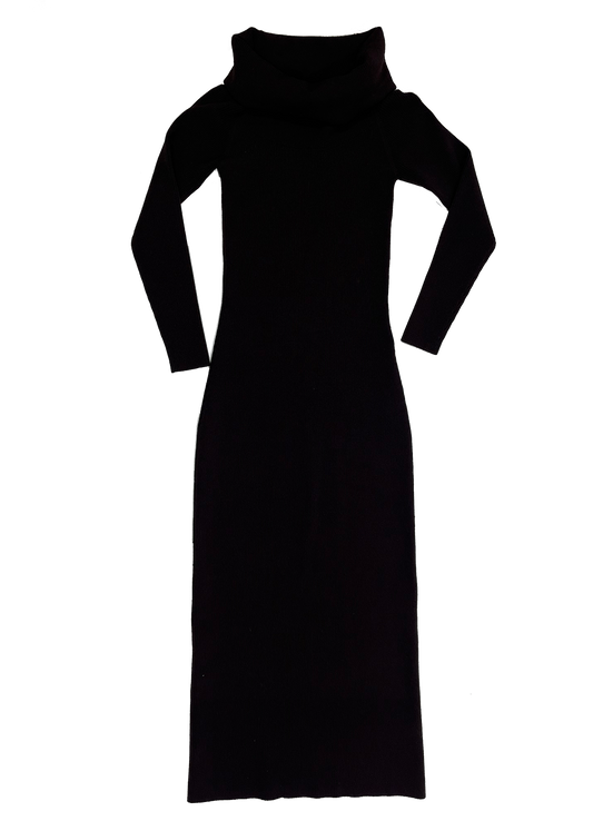 Off The Shoulder Long Dress Brown / Size S