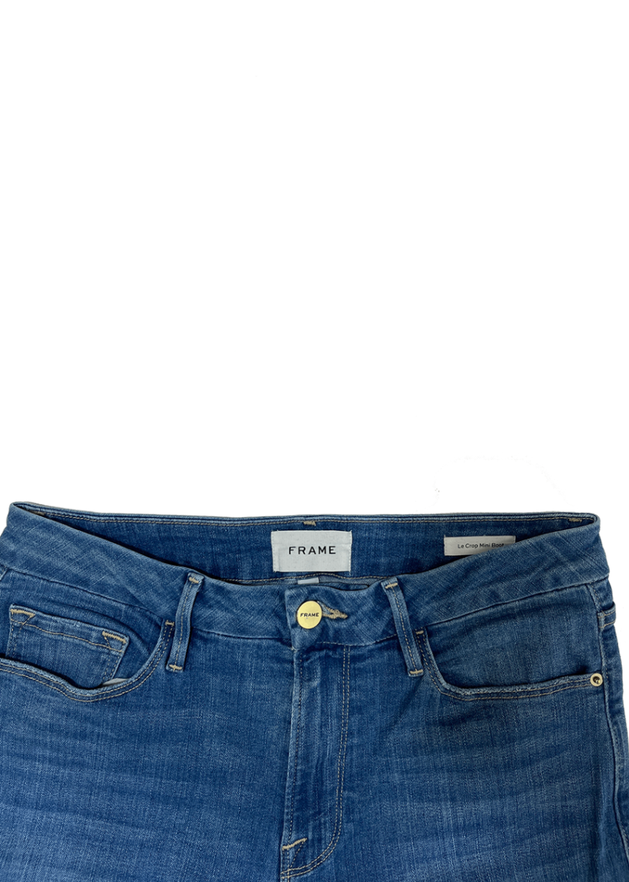 Le Crop Mini Boot Jean Morongo / Size 27