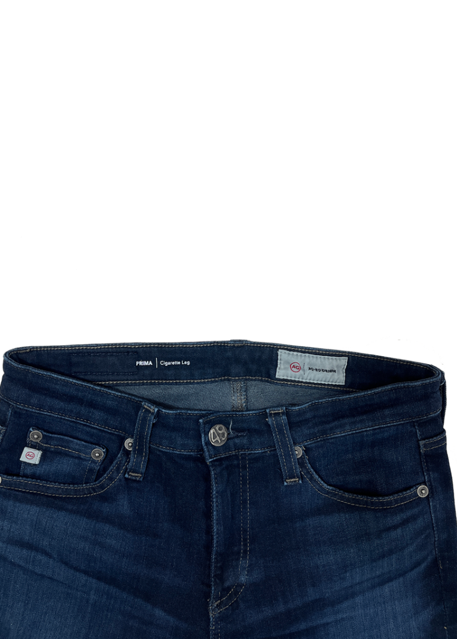 Prima Cigarette Leg Jean Dark Blue / Size 26