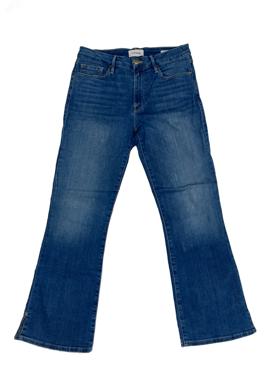 Le Crop Mini Boot Jean Morongo / Size 27