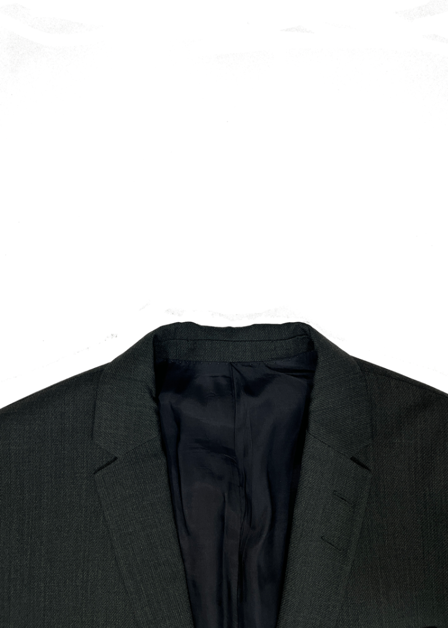 James Dark Green Wool Blazer / Size 40