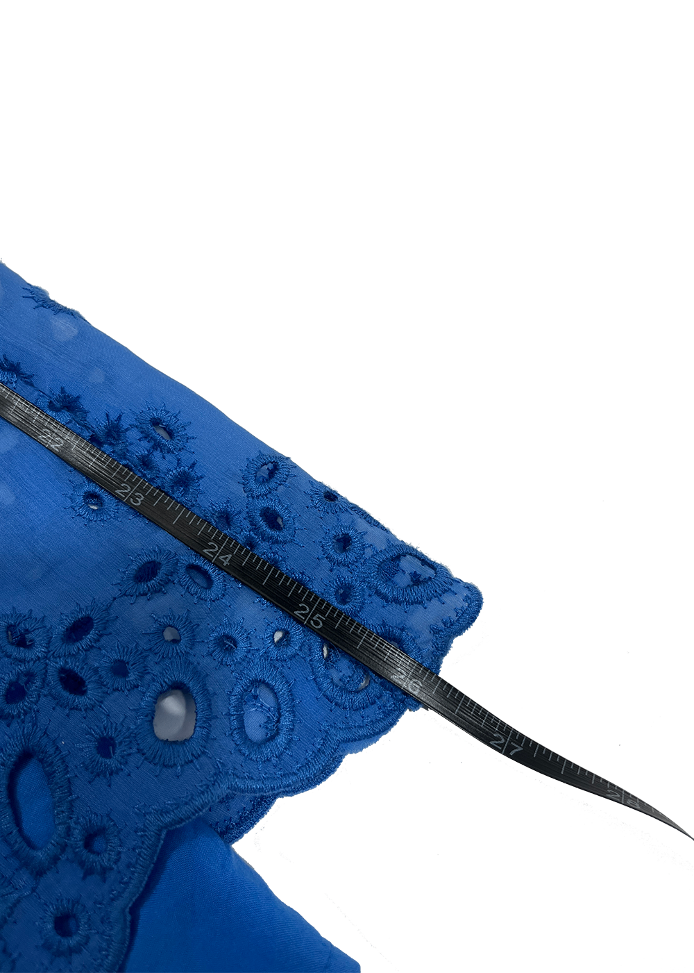 Blue Eyelet Dress / Size 38