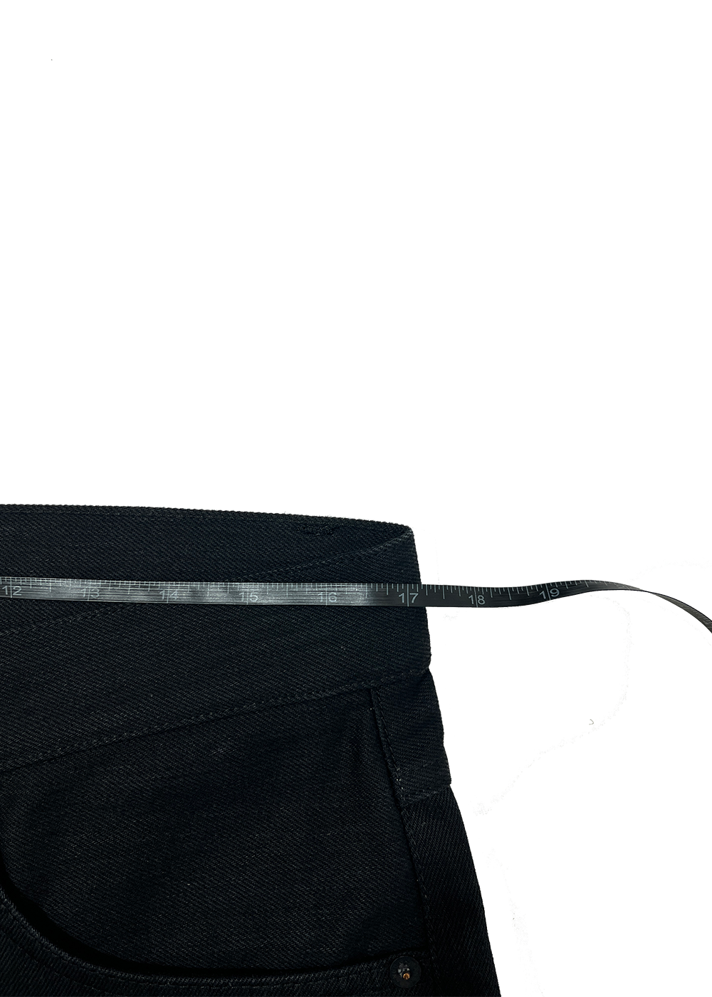 Gritty Jackson Black Selvedge Jeans / Size 32