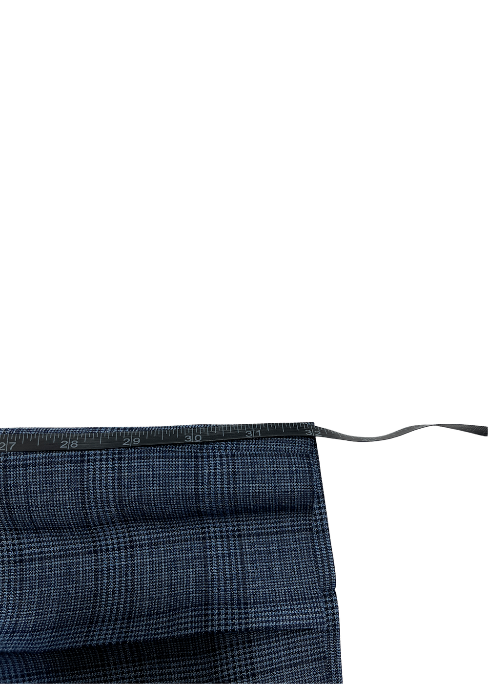 'Las' Blue Check Suit Pant / Size 32