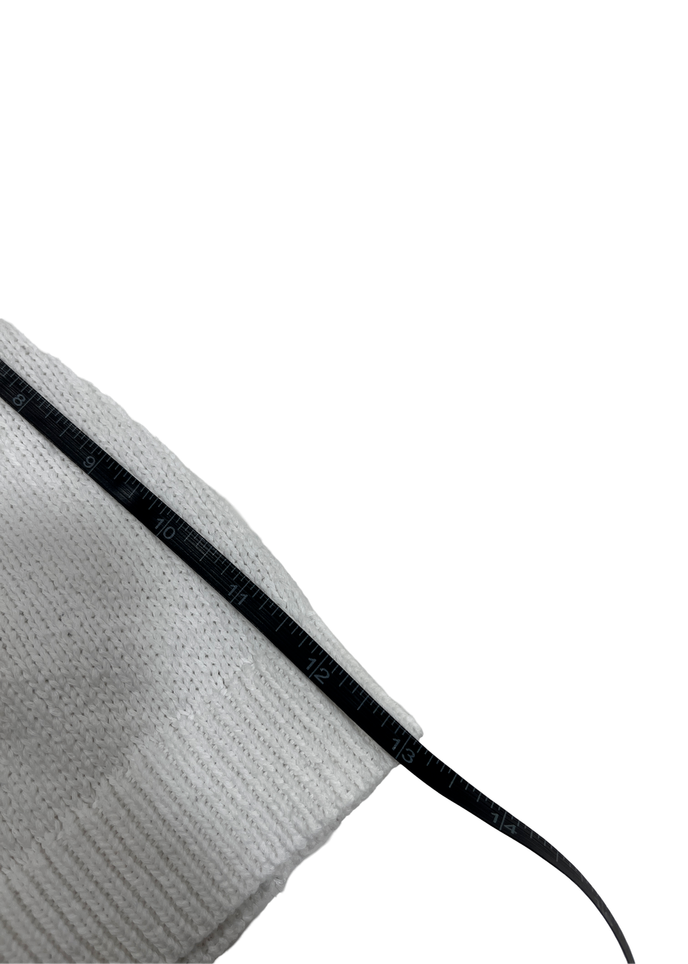 Recycled Cotton Patch Pocket White Cardigan / Size XS