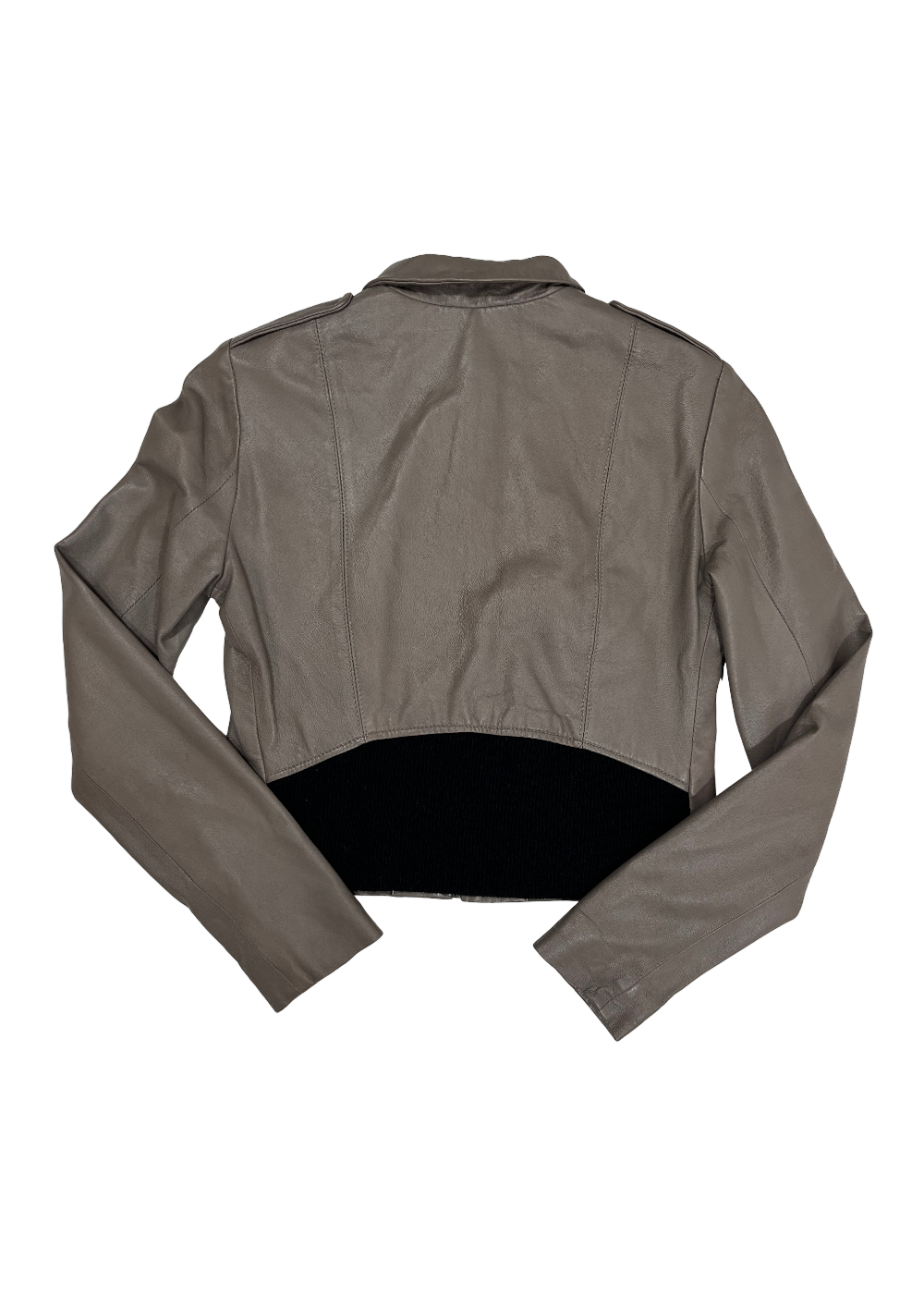 Leather Jacket Grey / Size 4