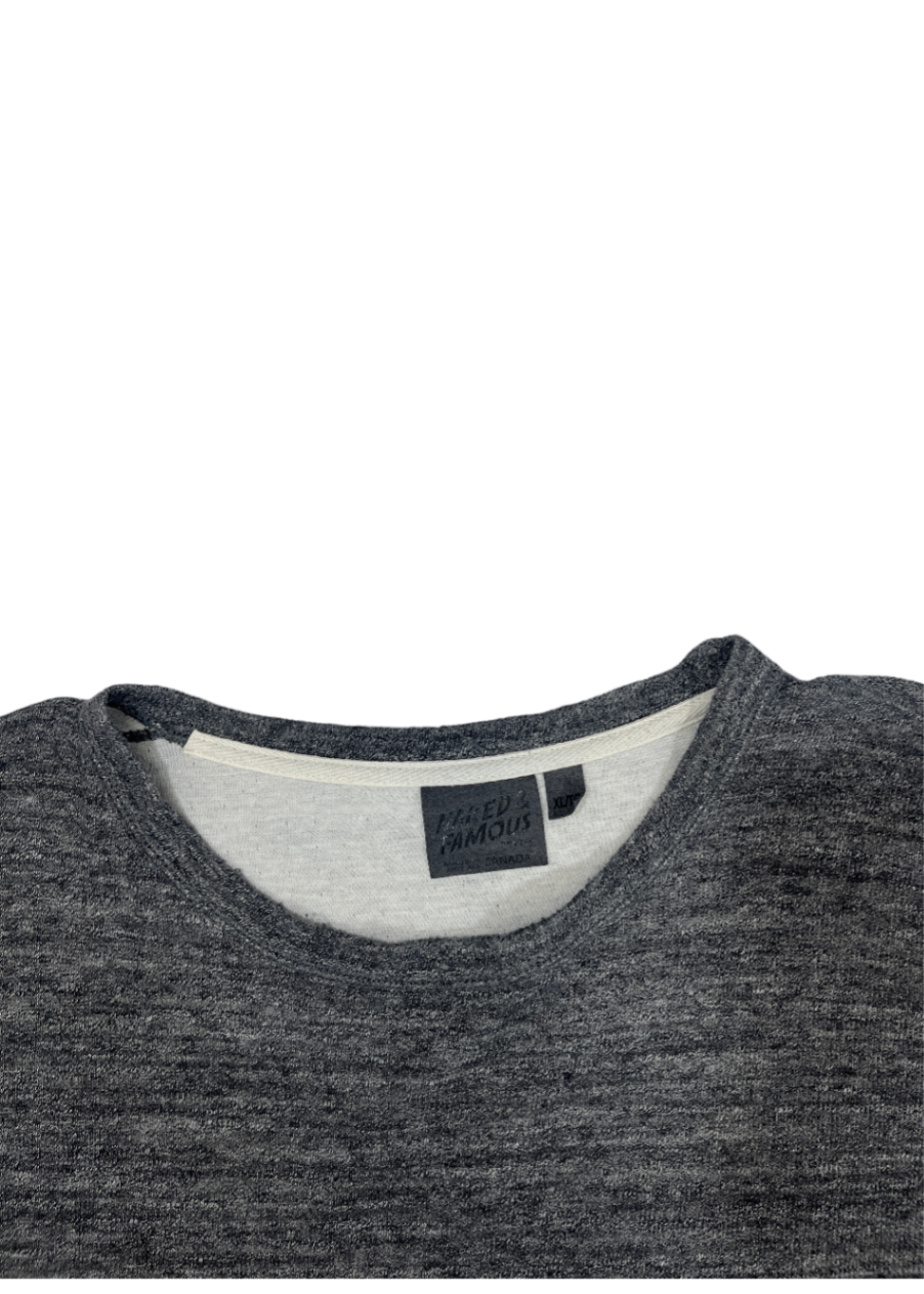 Vintage Double Face Charcoal Sweatshirt / Size XL