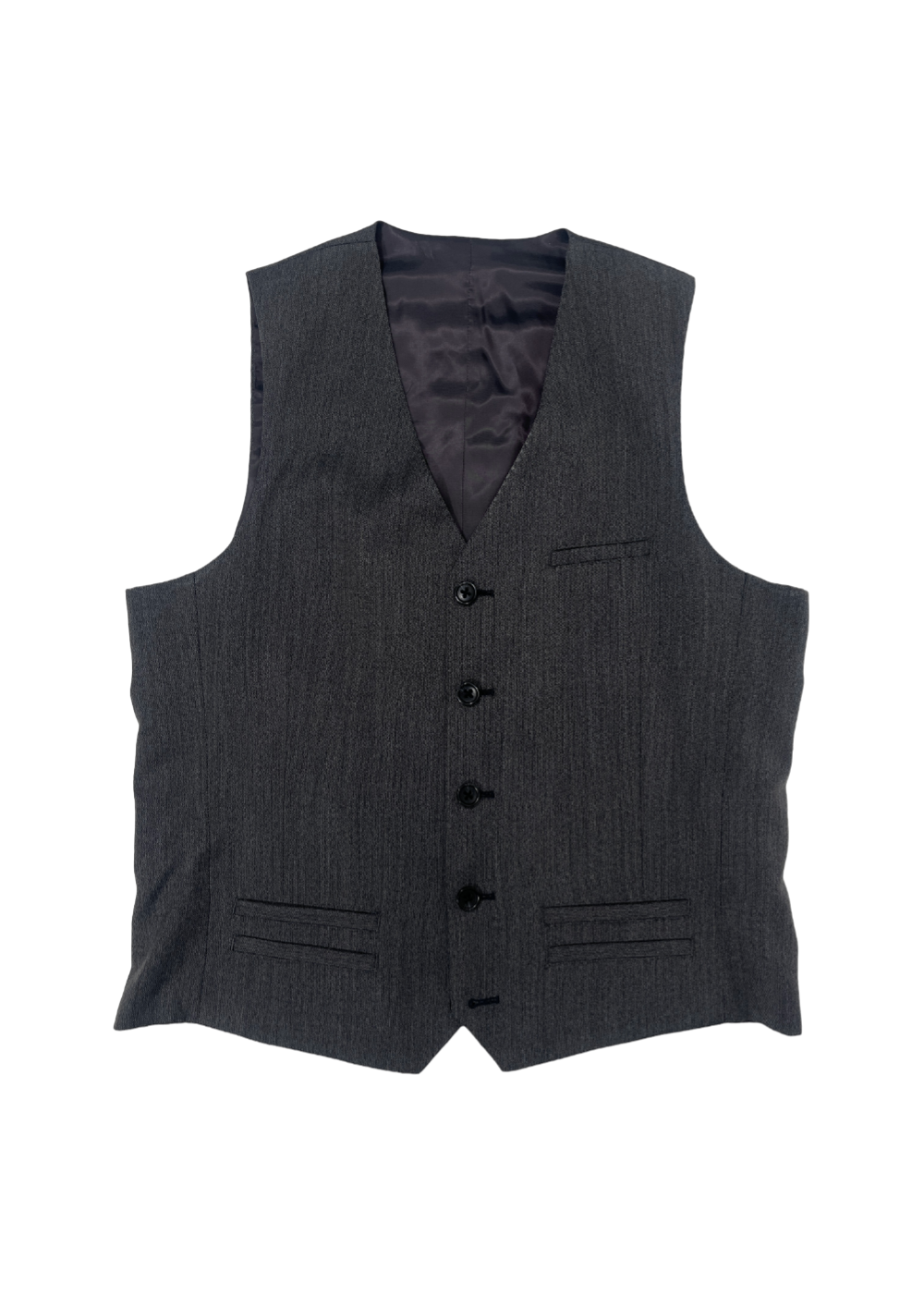 Grey Suit Vest / Size 42