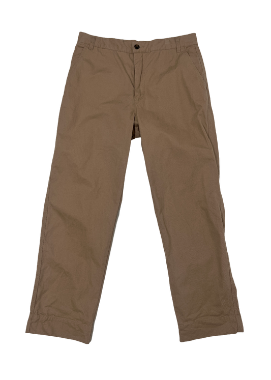 Straight Leg Cotton Chino Pant / Size 10