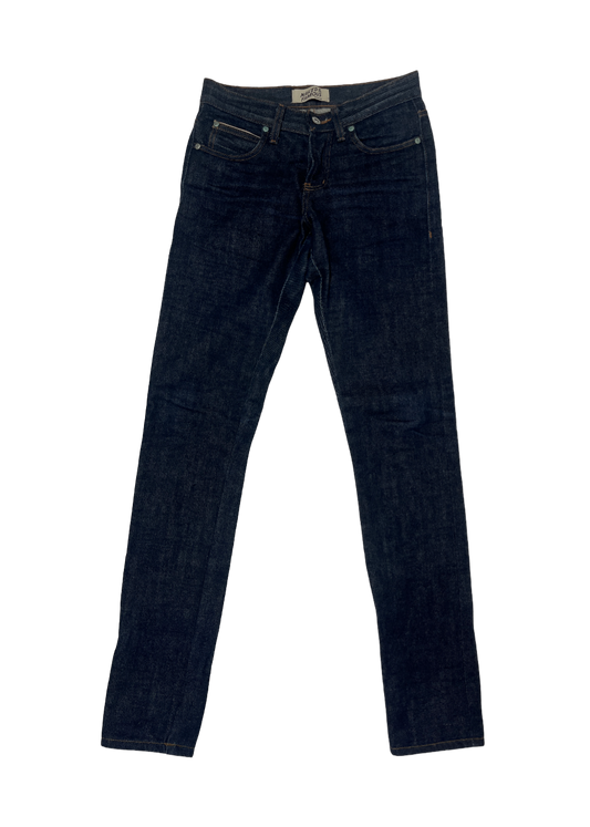 Natural Indigo Selvedge Skinny Guy Jean / Size 29