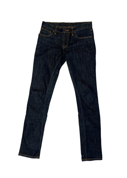 Tight Long John Rinse Ink Blue Jean / Size 28