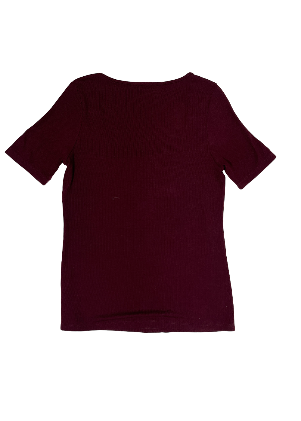 Jaxon Ribbed Scoop Neck Tee / Size M