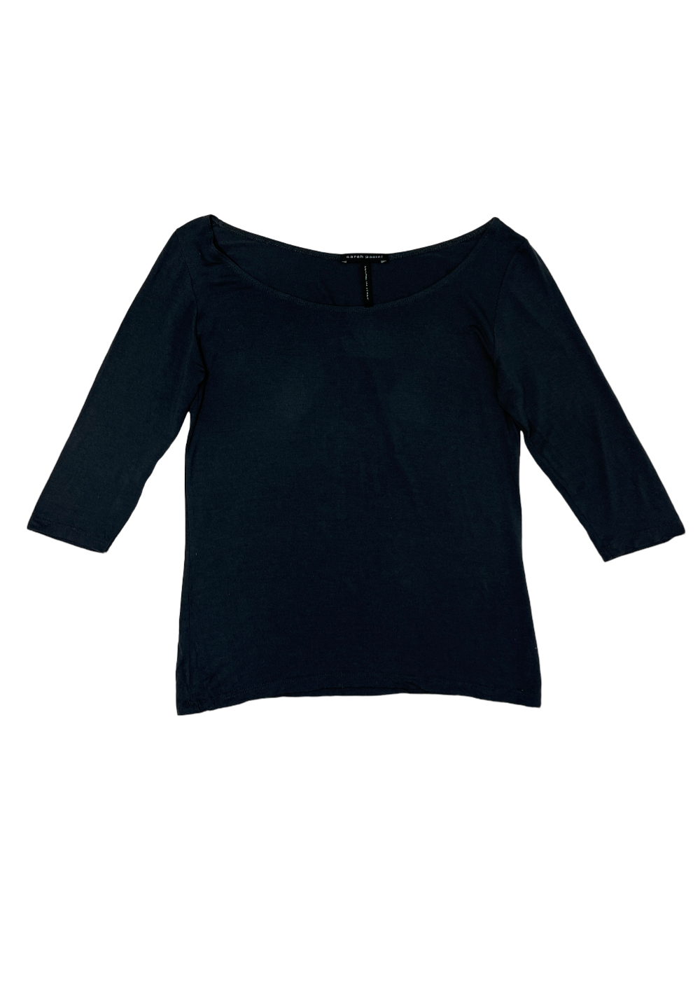 3/4 Sleeve Modal T-Shirt Steel Blue / Size 2 (M)