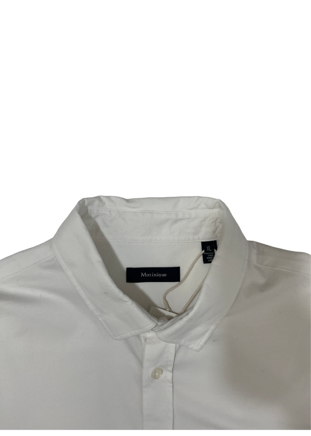 Stretch Cotton Shirt White / Size XL