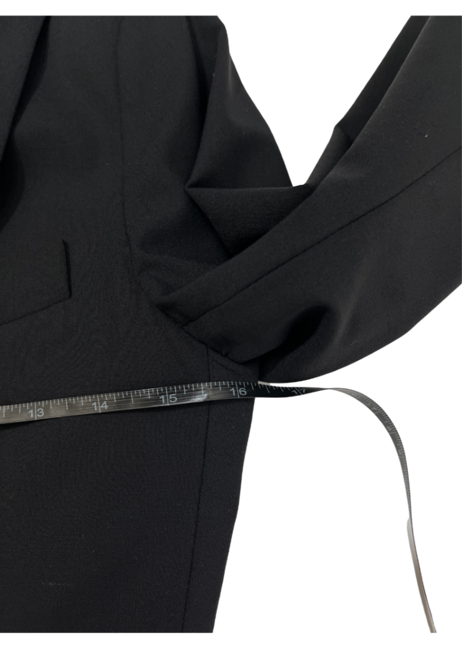 Single Button Blazer Black / Size 2