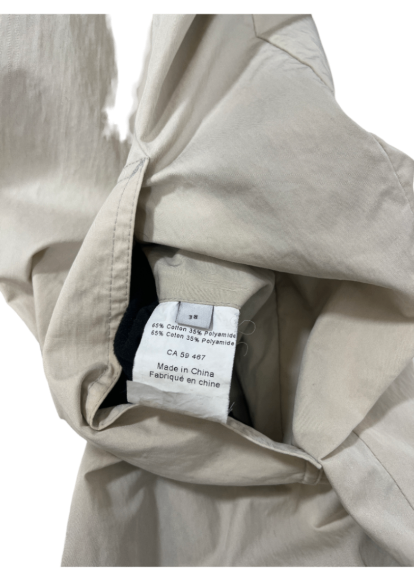 Ivory Trenchcoat / Size 38