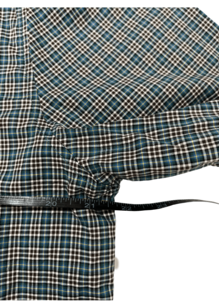 Check Snap Front Western Shirt / Size XL