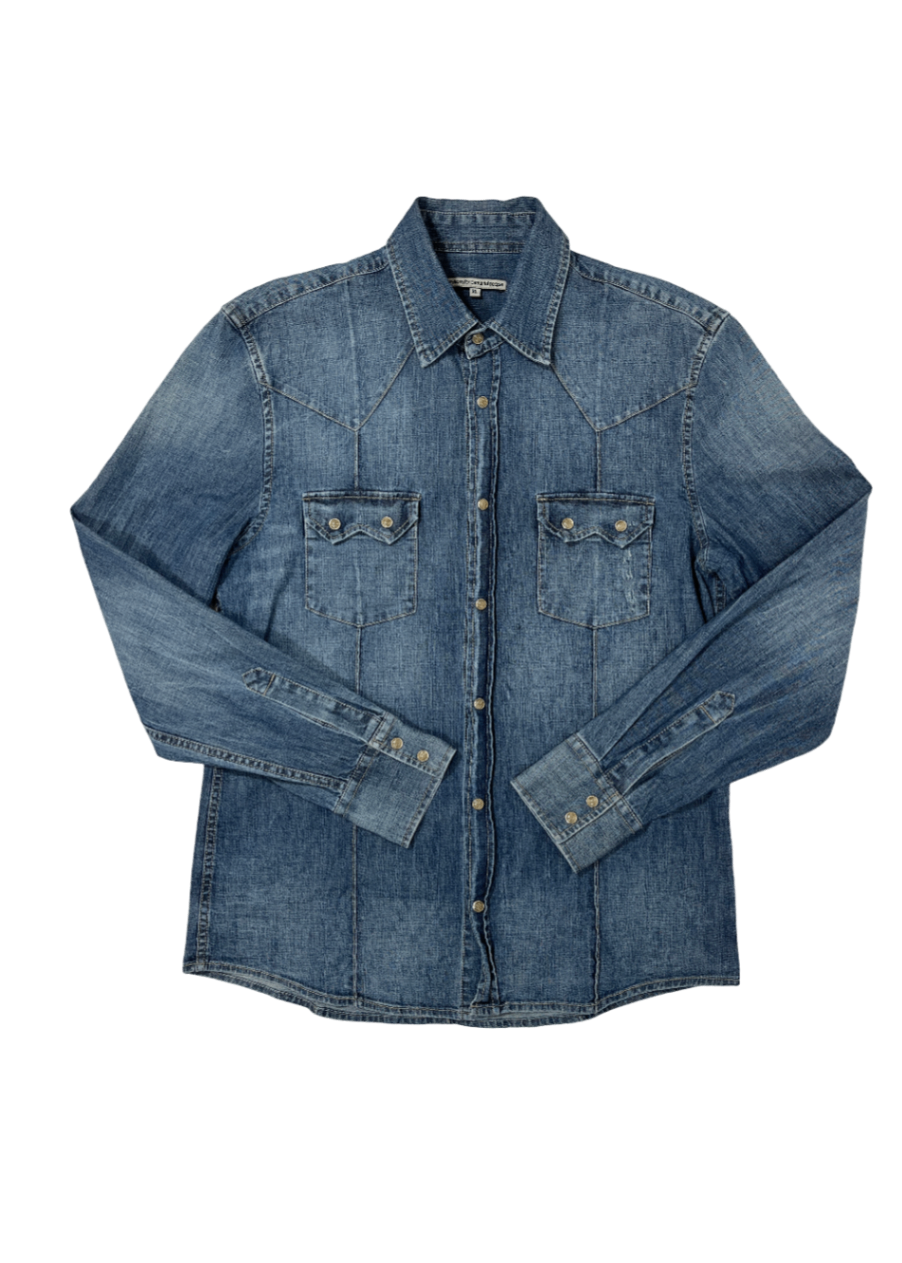 Western Denim Shirt / Size XL