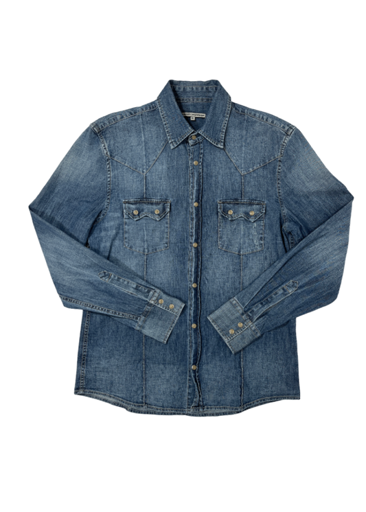 Western Denim Shirt / Size XL