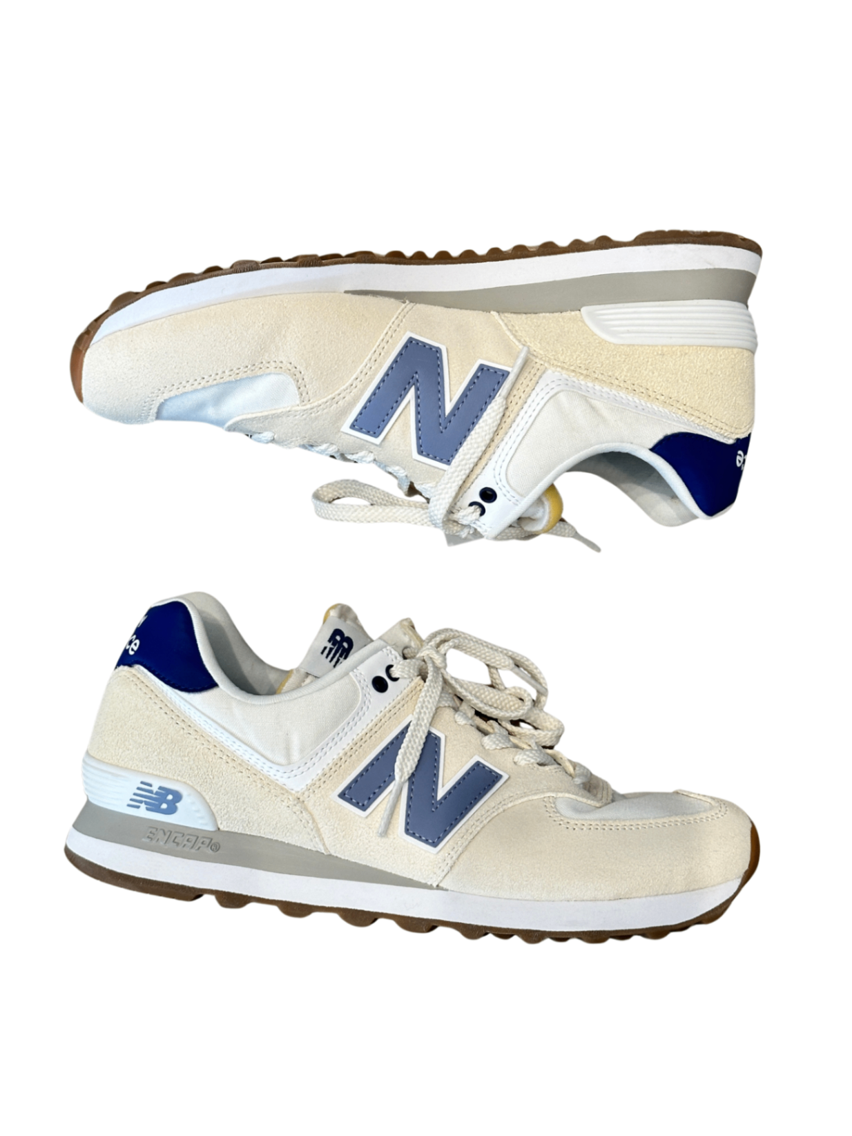 574 Sneakers Linen / Size 9.5W