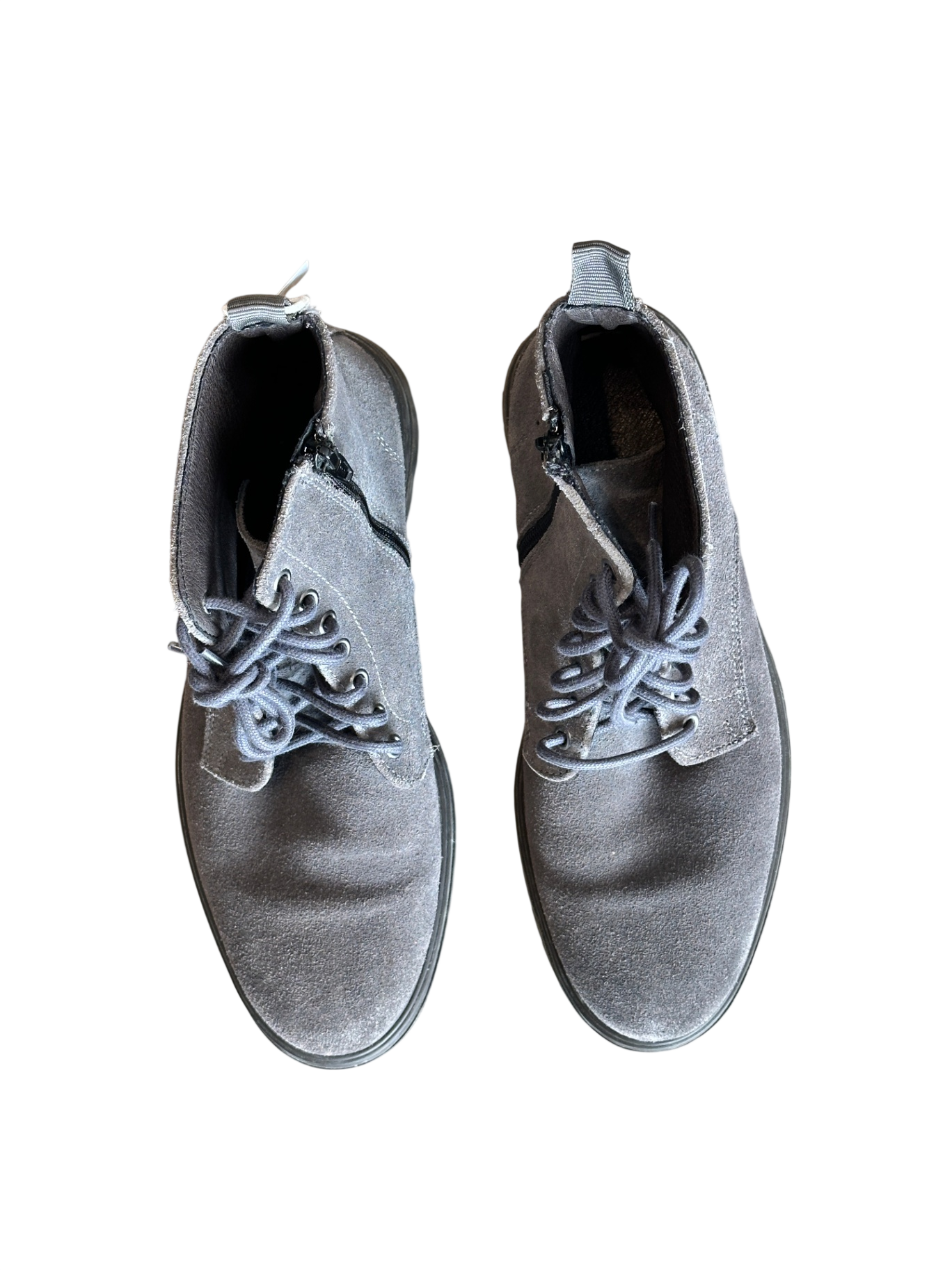 Lace Up Suede Boot Grey / Size 41