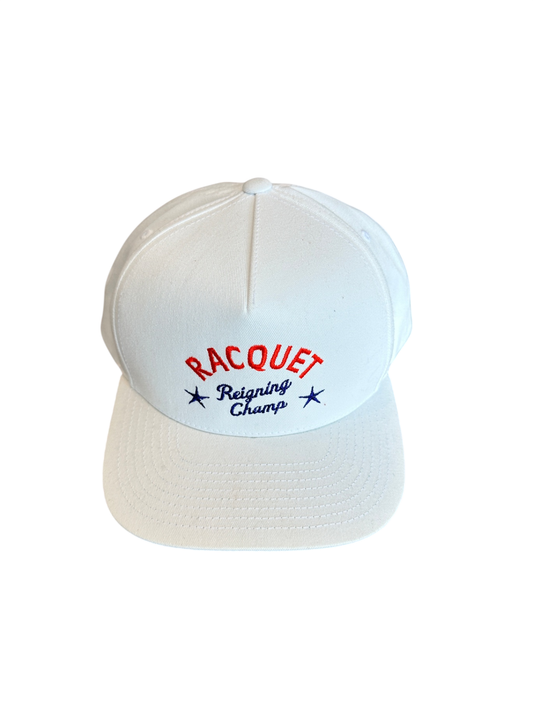 Racquet Mag Hat White / One Size