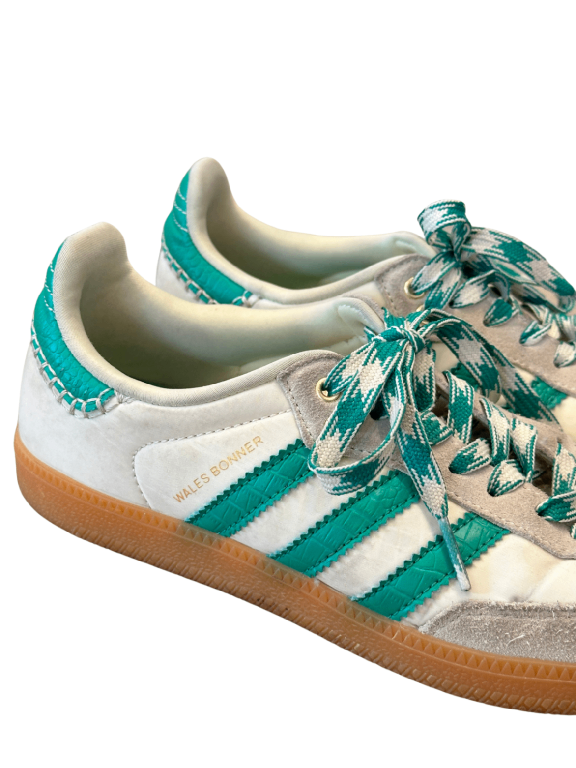 Wales Bonner Adidas Samba Green/Cream / Size 7.5W