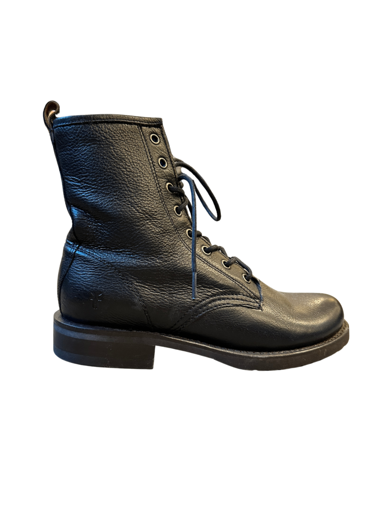 Veronica Lace Up Combat Boots Black / Size 7.5W