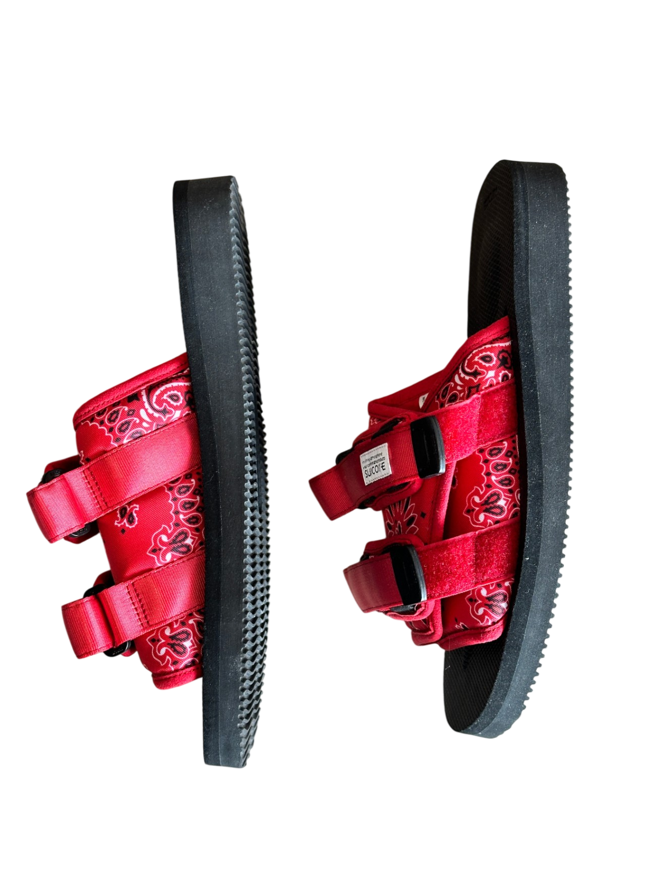 Moto Cab Sandal Red Bandana / Size 10