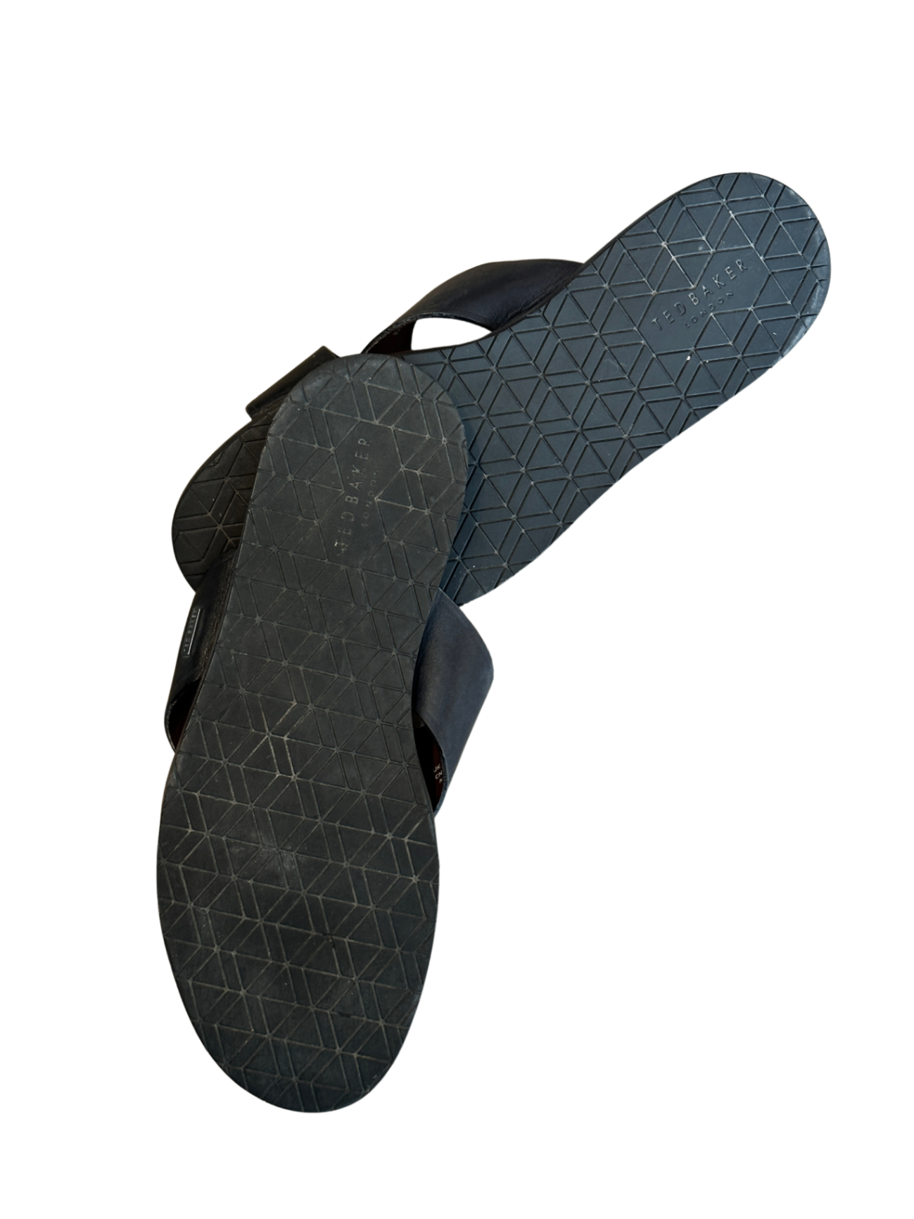 Punxell Leather Sandals Black / Size 11