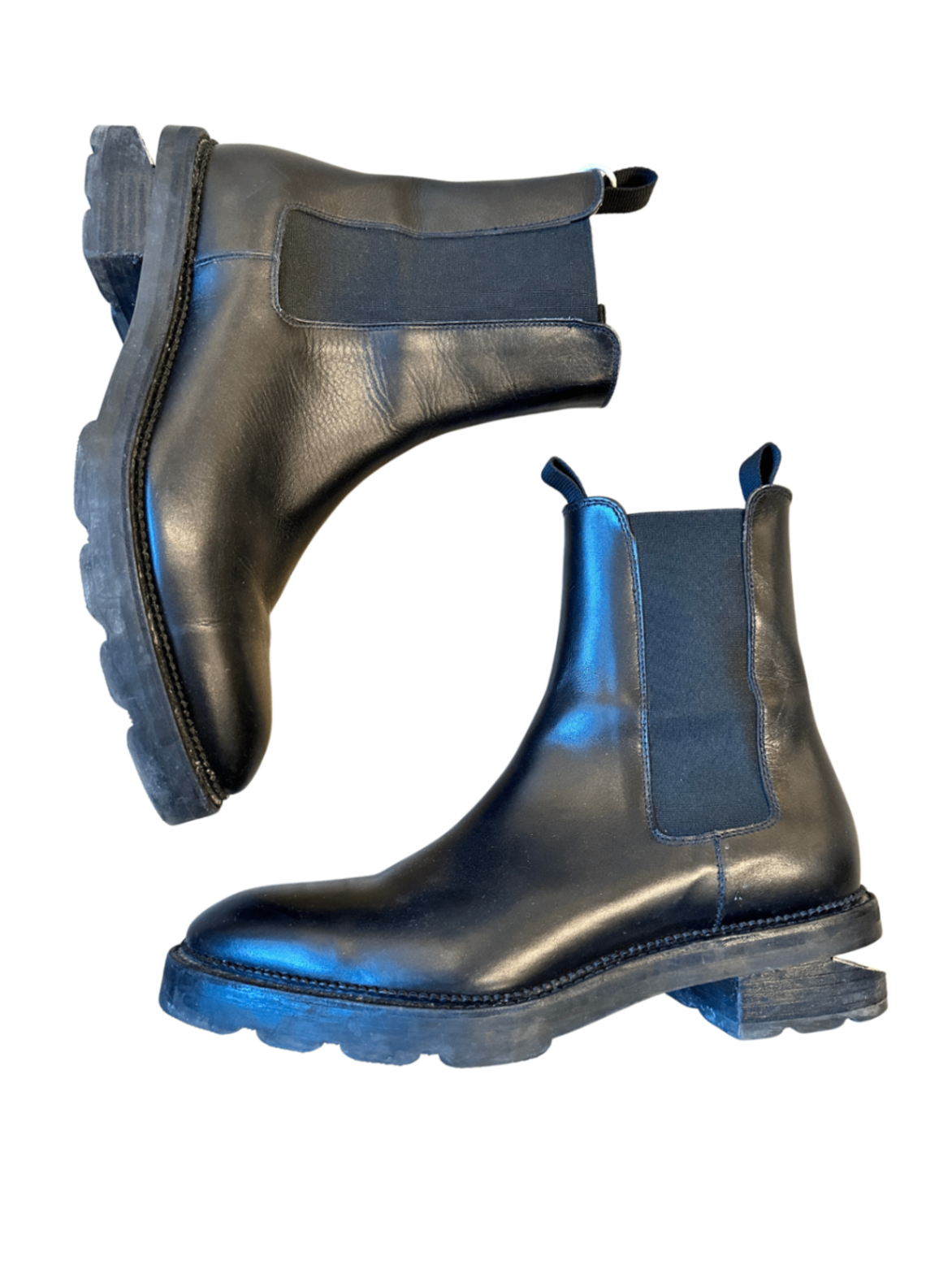 Andy Leather Chelsea Boots Black / Size 40