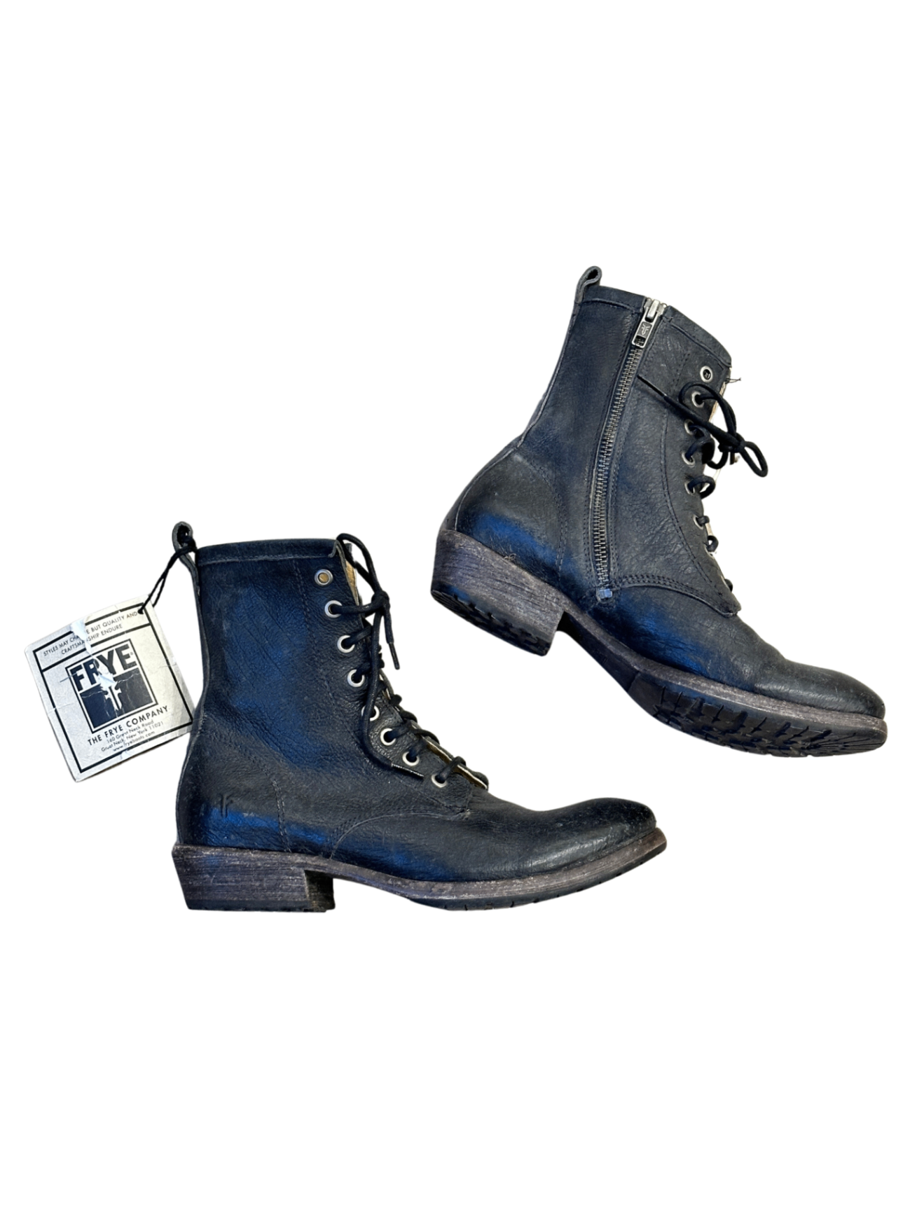 Carson Lug Lace Up Boot Black / Size 6.5