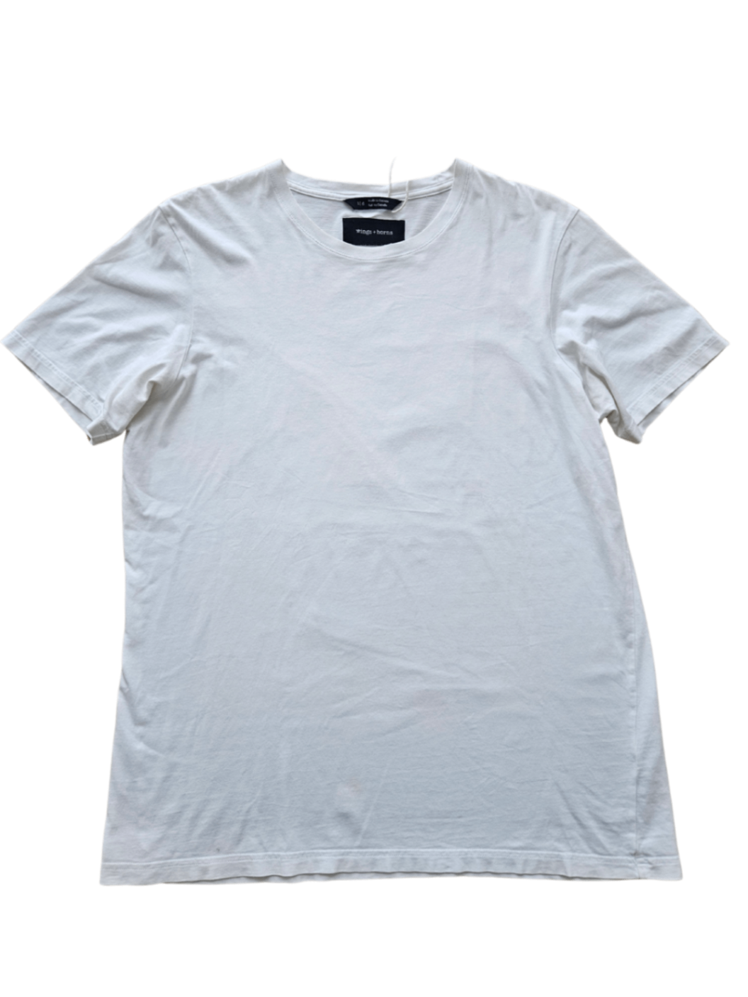 Pima Cotton T-Shirt White / Size L