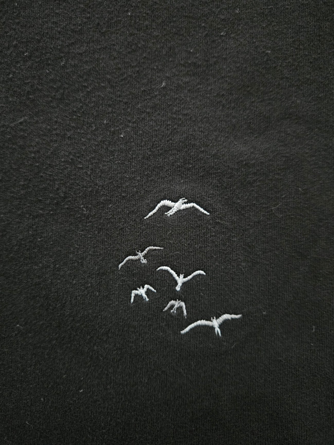 Lightweight Jersey Custom Embroidered T-Shirt Black / Size L