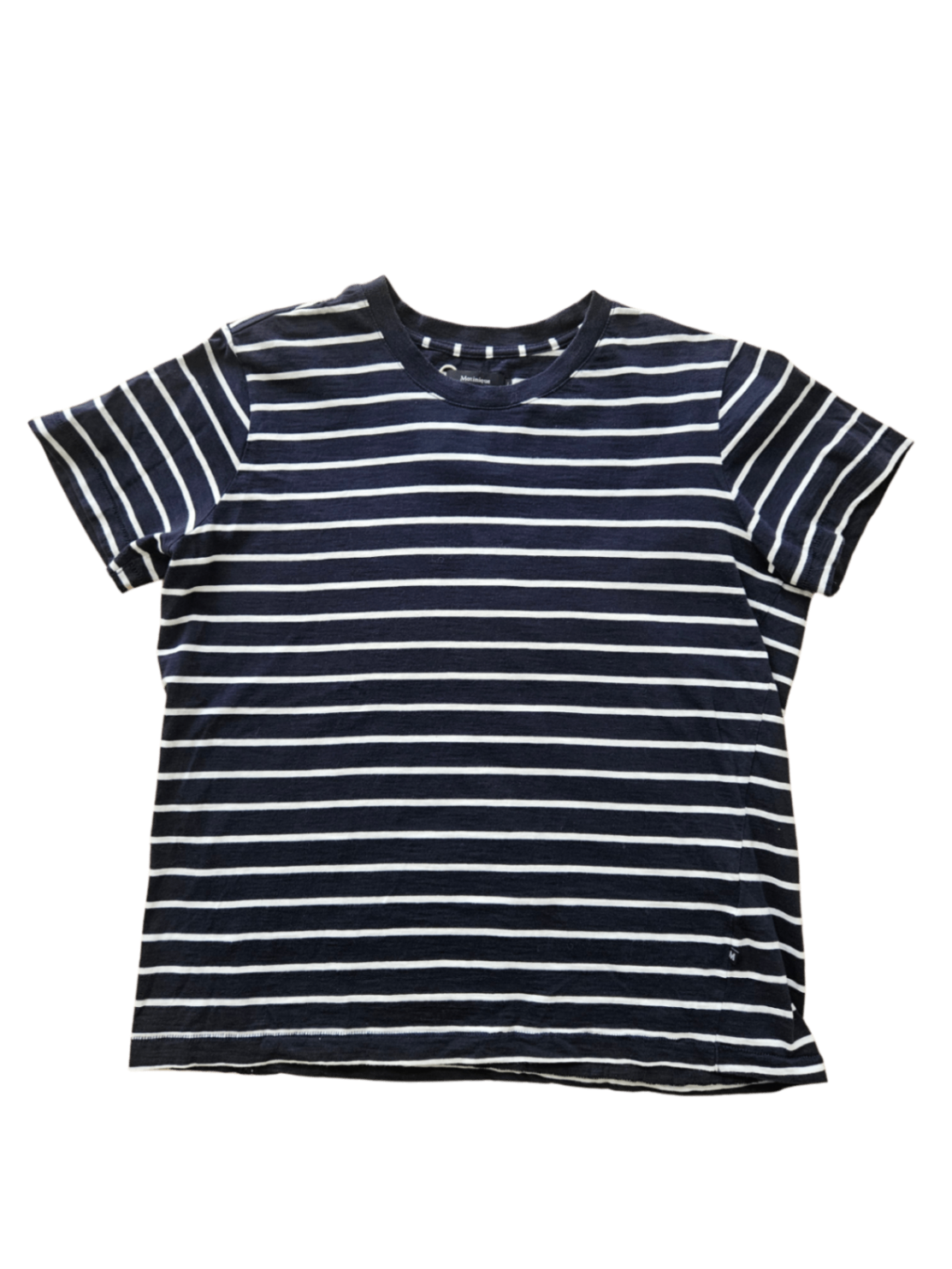 Jermane Slub Stripe T-Shirt Navy / Size L