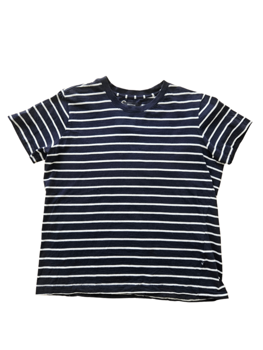 Jermane Slub Stripe T-Shirt Navy / Size L