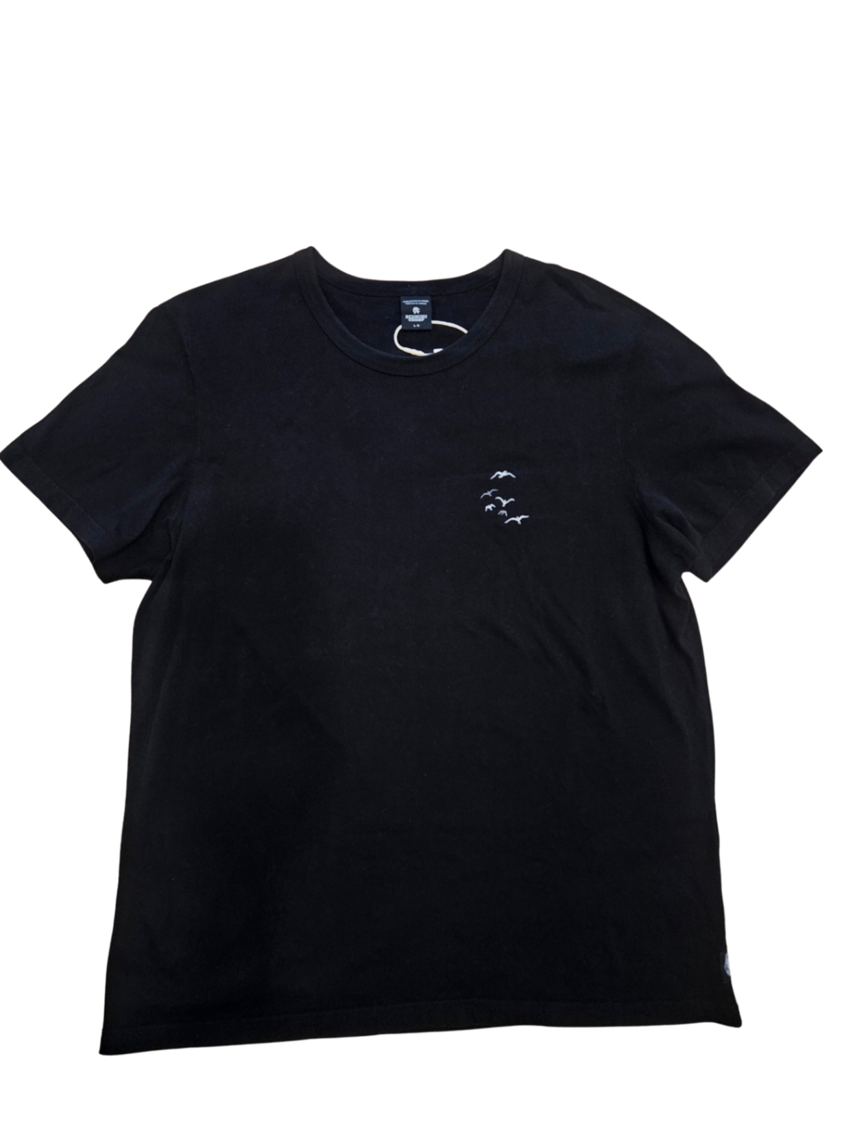 Lightweight Jersey Custom Embroidered T-Shirt Black / Size L