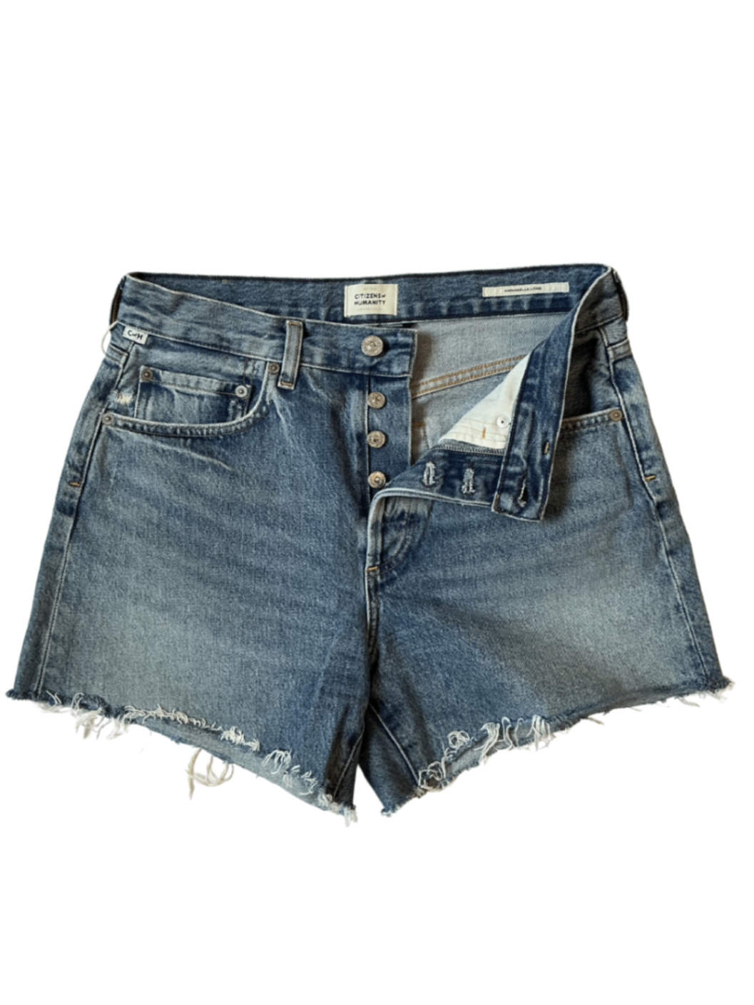 Annabelle Long Denim Short / Size 26