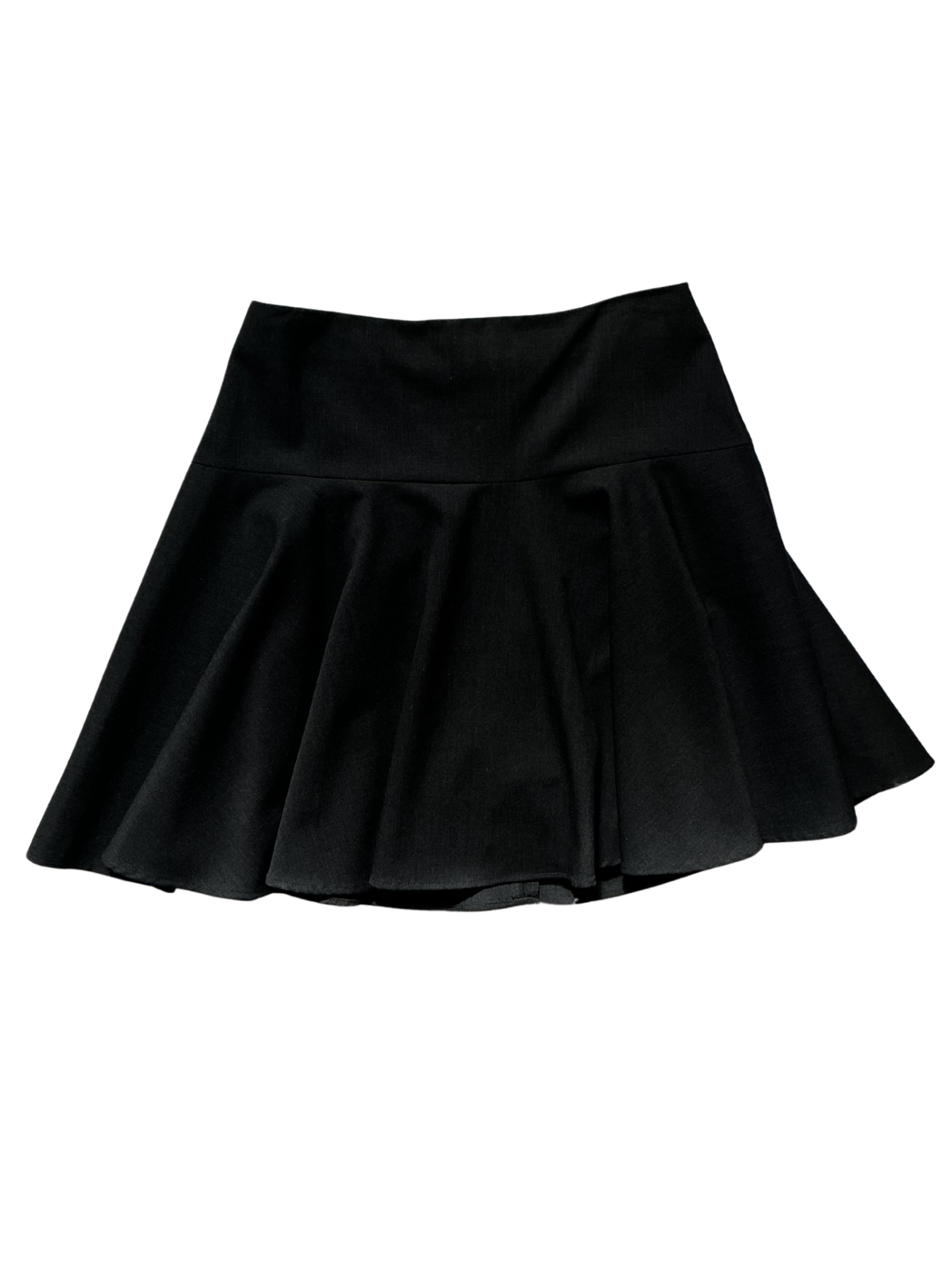 Charcoal Skater Mini Skirt / Size 6